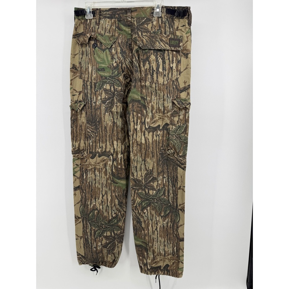 Vintage‎ Y2K Liberty Real Tree Camo Cargo Pants Mens Medium Regular Waist 32x30